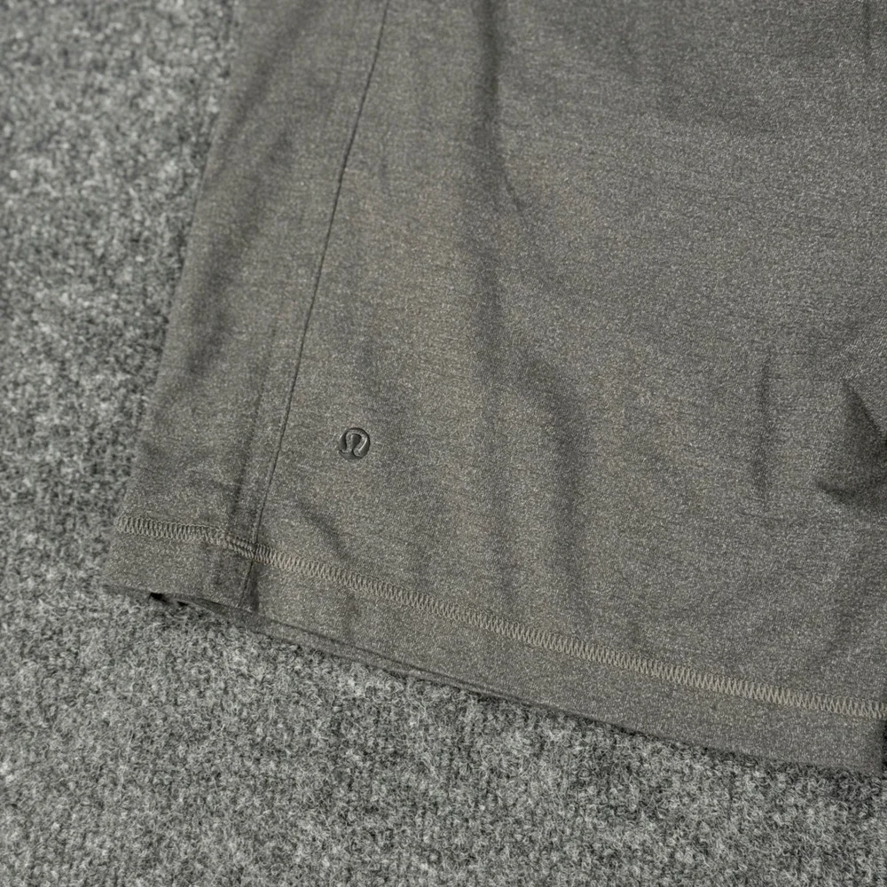 Lululemon Current State Board Shorts Mens 34 Gray Black Swim Trunks Surfing